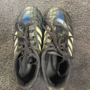 adidas Black and Blue Sneakers with Textured Sole